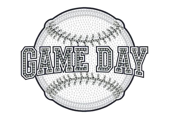 Diamond Dotz® Gameday Baseball Iron-On 'n' Dot Kit